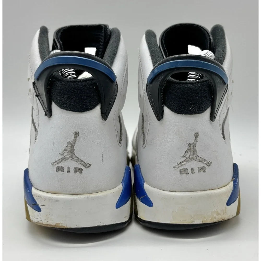 Nike Air Jordan Retro 6 BG GS Sport‎ Blue 384665 107 For Restoration Only